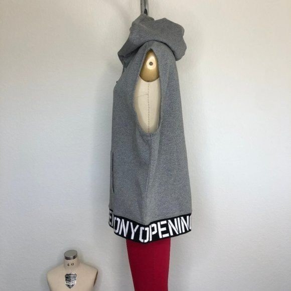 Opening Ceremony OC Elastic Logo Hoodie Vest Muscle Tank - Picture 6 of 9